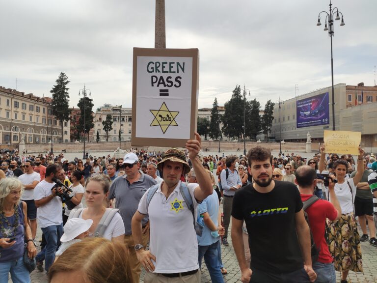 Covid Io Apro Protesta Contro Green Pass A Roma Radio Colonna