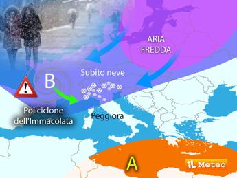 Neve In Pianura Poi Maltempo Con Il Ciclone Dell Immacolata Ecco Dove