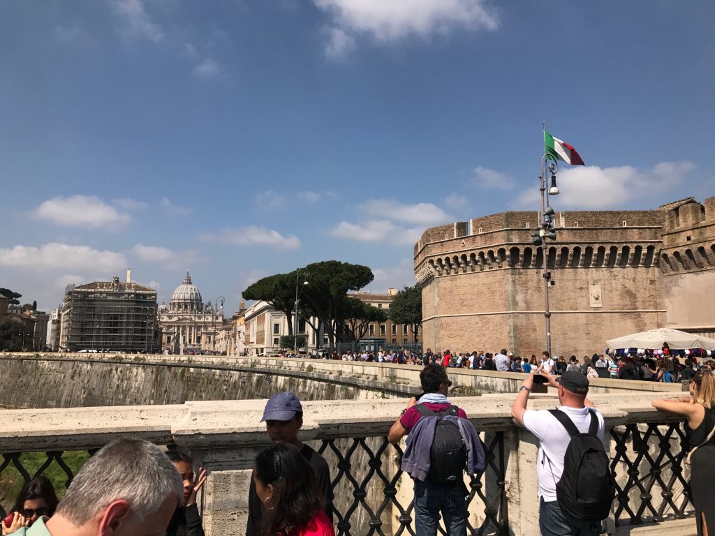 turisti per la Pasqua a Roma