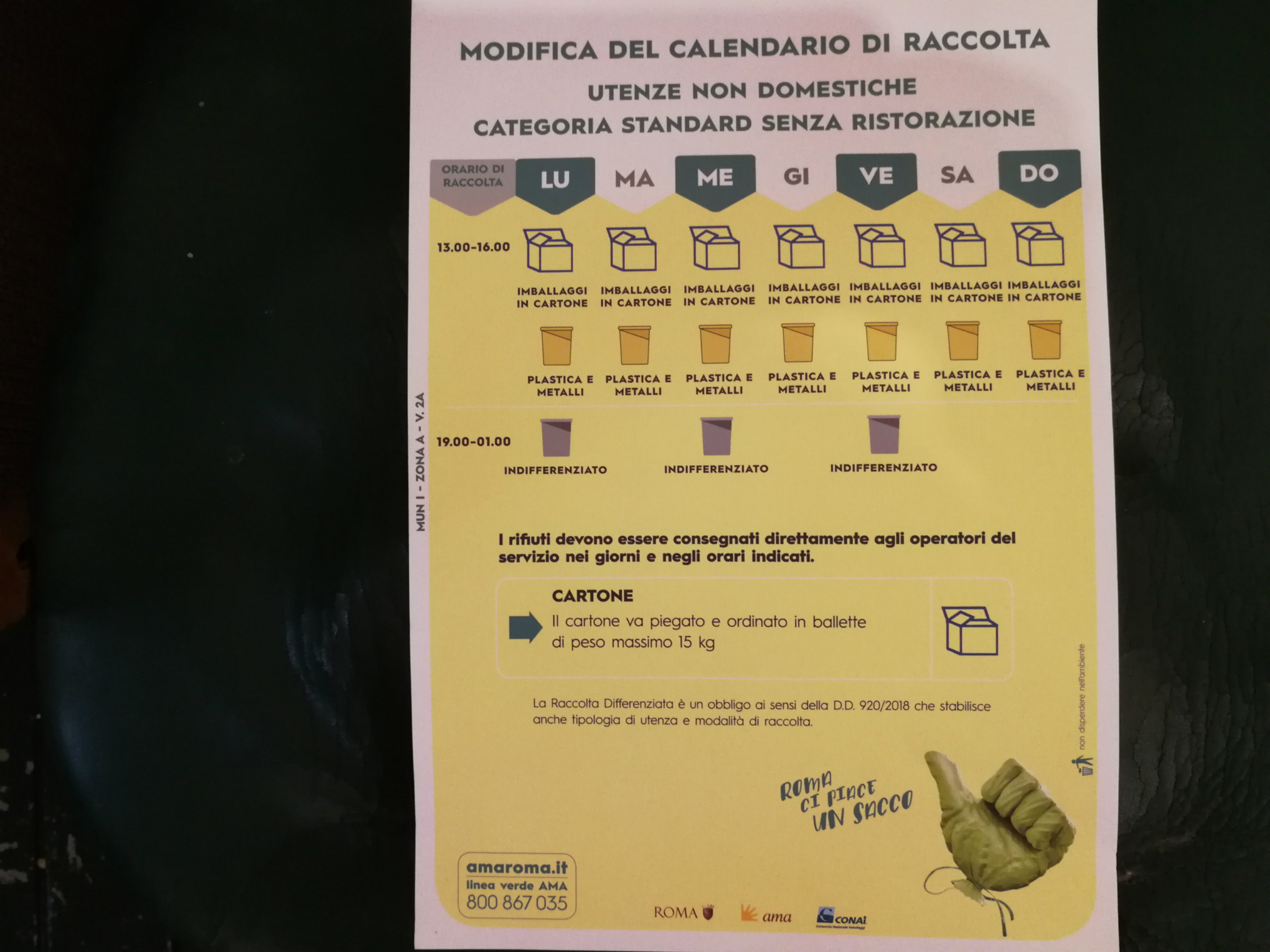 Nuovo Calendario Raccolta (rifiuti, Forse?): Un Giallo - Radio Colonna