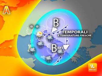 Maltempo Non Molla, Ancora Temporali E Temperature Sotto La Media: Ecco ...