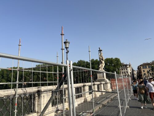 Giubileo 2025, lavori a Castel Sant’Angelo 